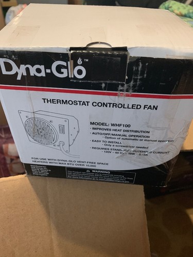 Dyna-Glo Electric Wall Heater Fan 120-Volts Indoor Vent-Free Variable Black