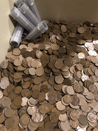 5000 PDS 1930-1939 PDS Lincoln Wheat Cents Mix