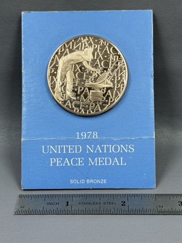 1978 United Nations Peace Medal -Bronze | eBay