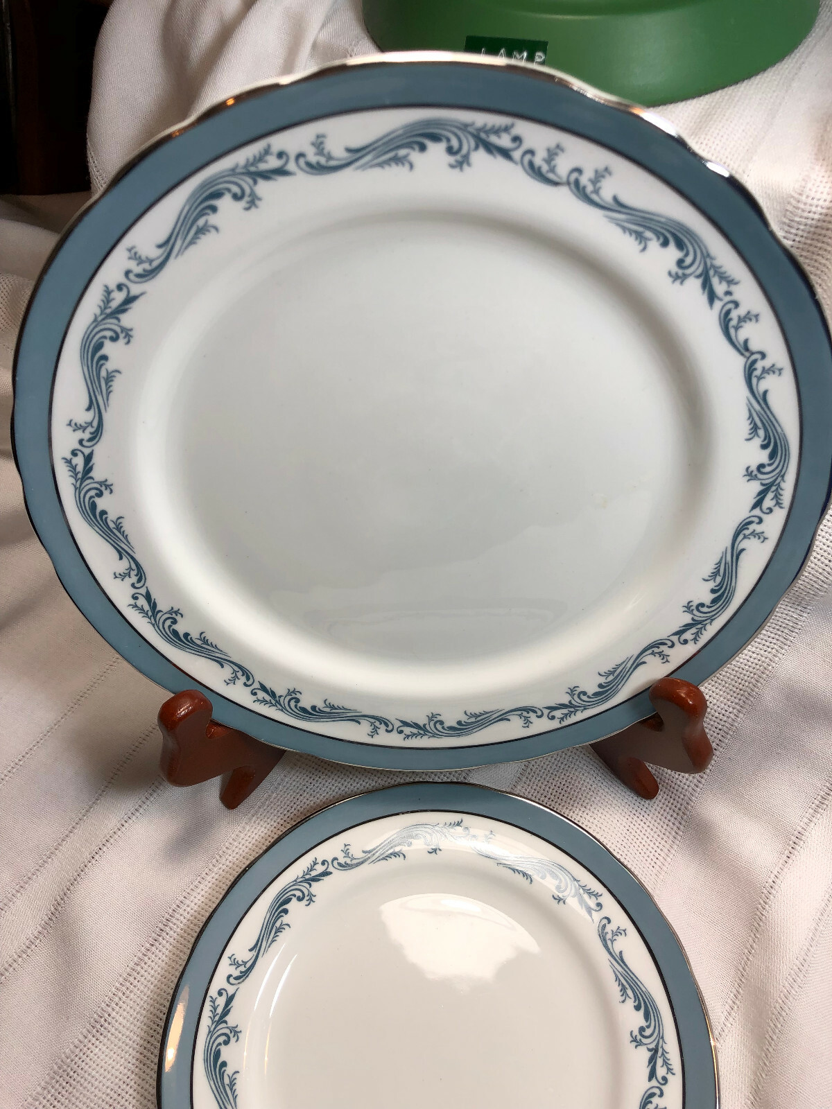 Two Aynsley 8463 England Bone China Plates