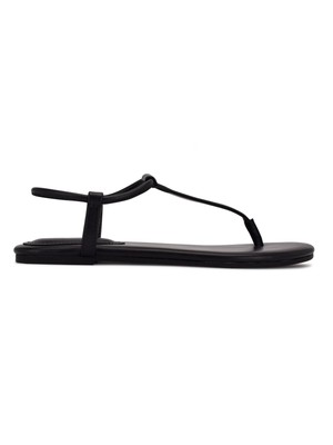 

NINE WEST Женские черные сандалии без шнуровки Bassie с круглым носком и мягкой подкладкой, размер 7,5 м, Черный, WNBASSIE3