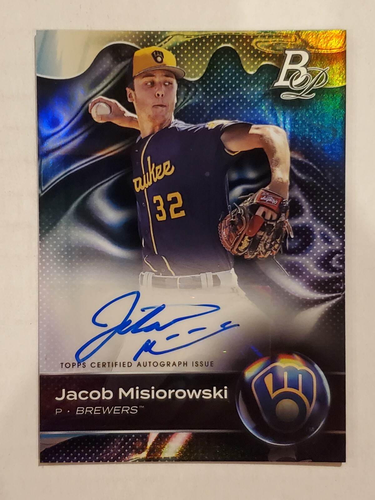 JACOB MISIOROWSKI 2023 Bowman Platinum TOP PROSPECT AUTO #TOP-69 