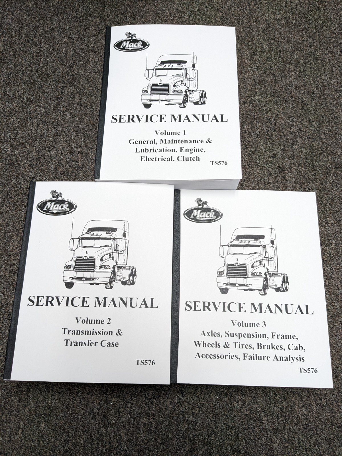 【当時モノ・非売品】MACK 10 / HUSTLA'S HANDBOOK 1983-1988 Mack Truck MH612 MH613 Shop Service Repair Manual