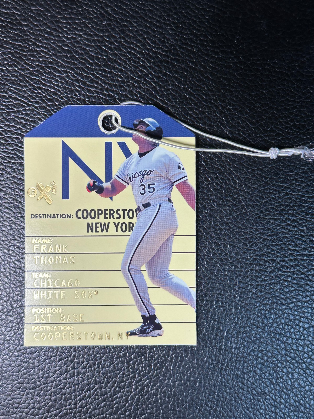 1998 Fleer EX 2001 Destination Cooperstown New York #2 Frank Thomas