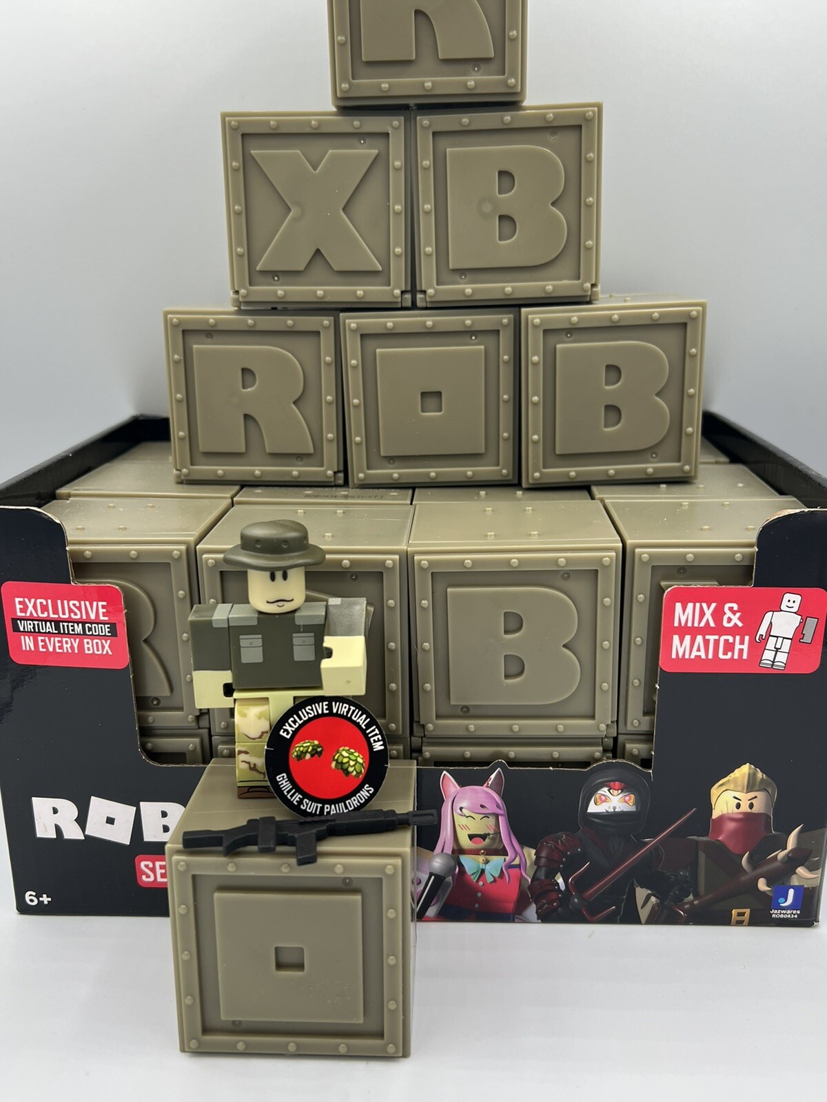 Roblox Series 10 Apocalypse Rising 2: Special Forces w/Ghillie Suit Pauldrons