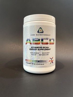 BCAA ***30% OFF*** Core Nutritionals - ABCD ADVANCED BCAA+ ENERGY EX 08/24