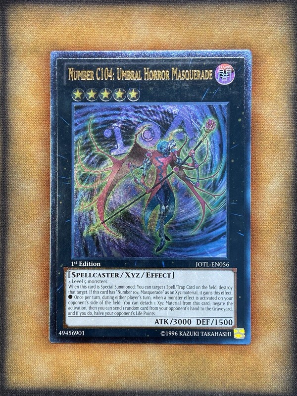 Yugioh Number C104: Umbral Horror Masquerade JOTL-EN056