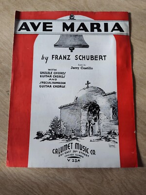 Antique Sheet Music 1935 - ''Ava Maria''