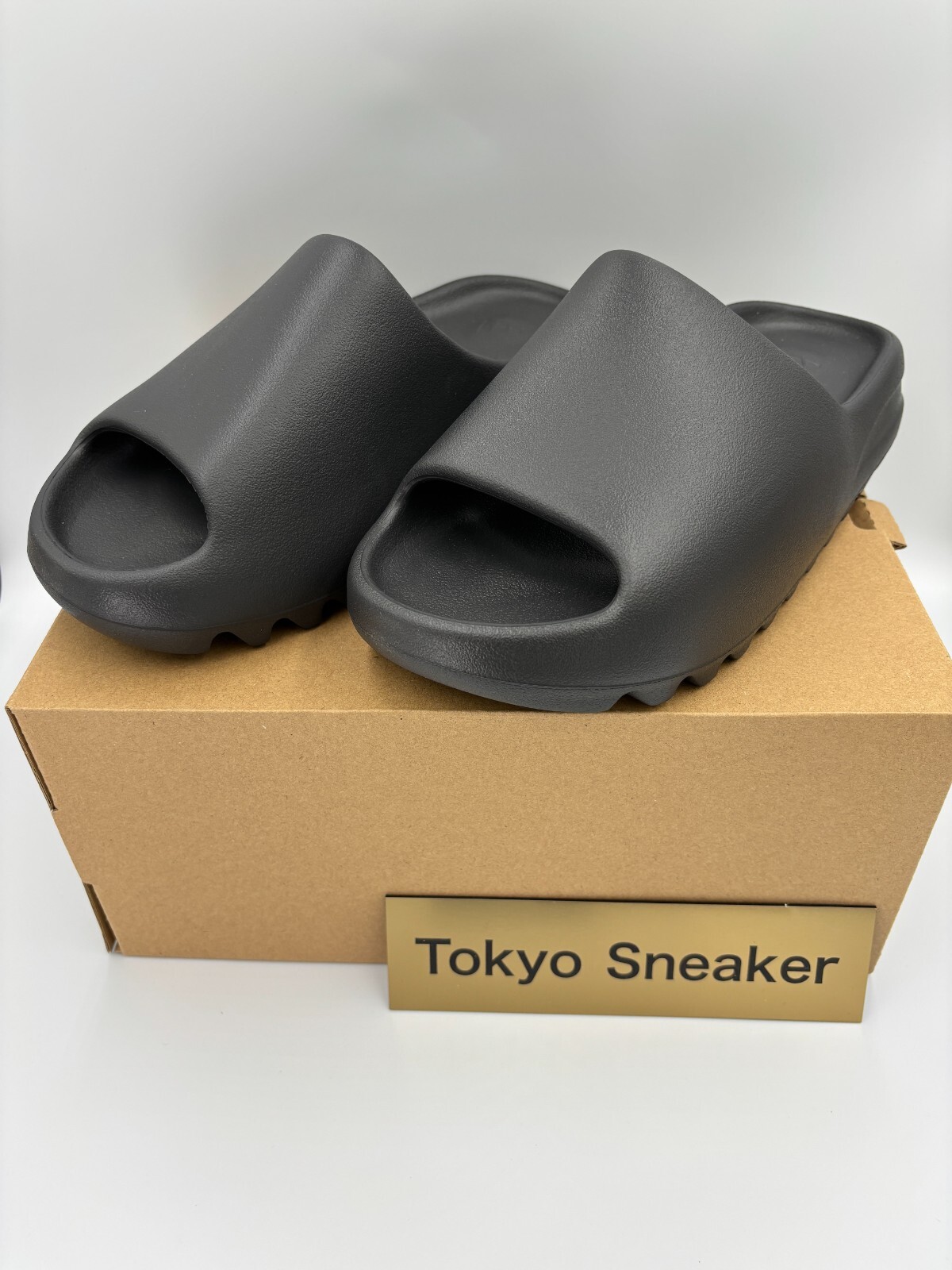 靴 adidas YEEZY SLIDE Onyx 265 Adidas Yeezy Slide Onyx HQ6448 New Unworn Men's Sizes 5-13