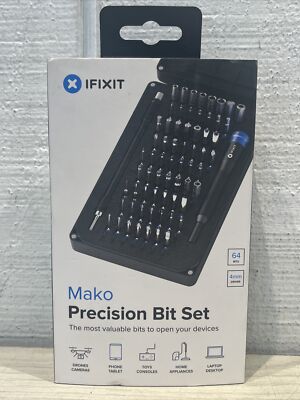 IFIXIT IF1452994 Mako Precision Bit Set 64pcs 4mm Driver NEW + Free Shipping