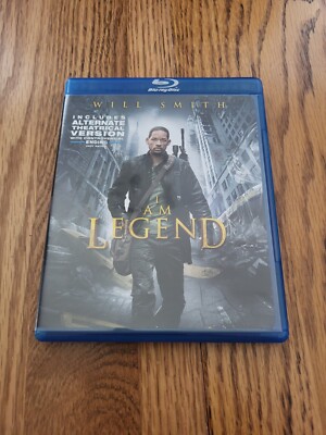 I Am Legend w/ Will Smith & Alice Braga (Blu-ray, 2008, Warner Bros)