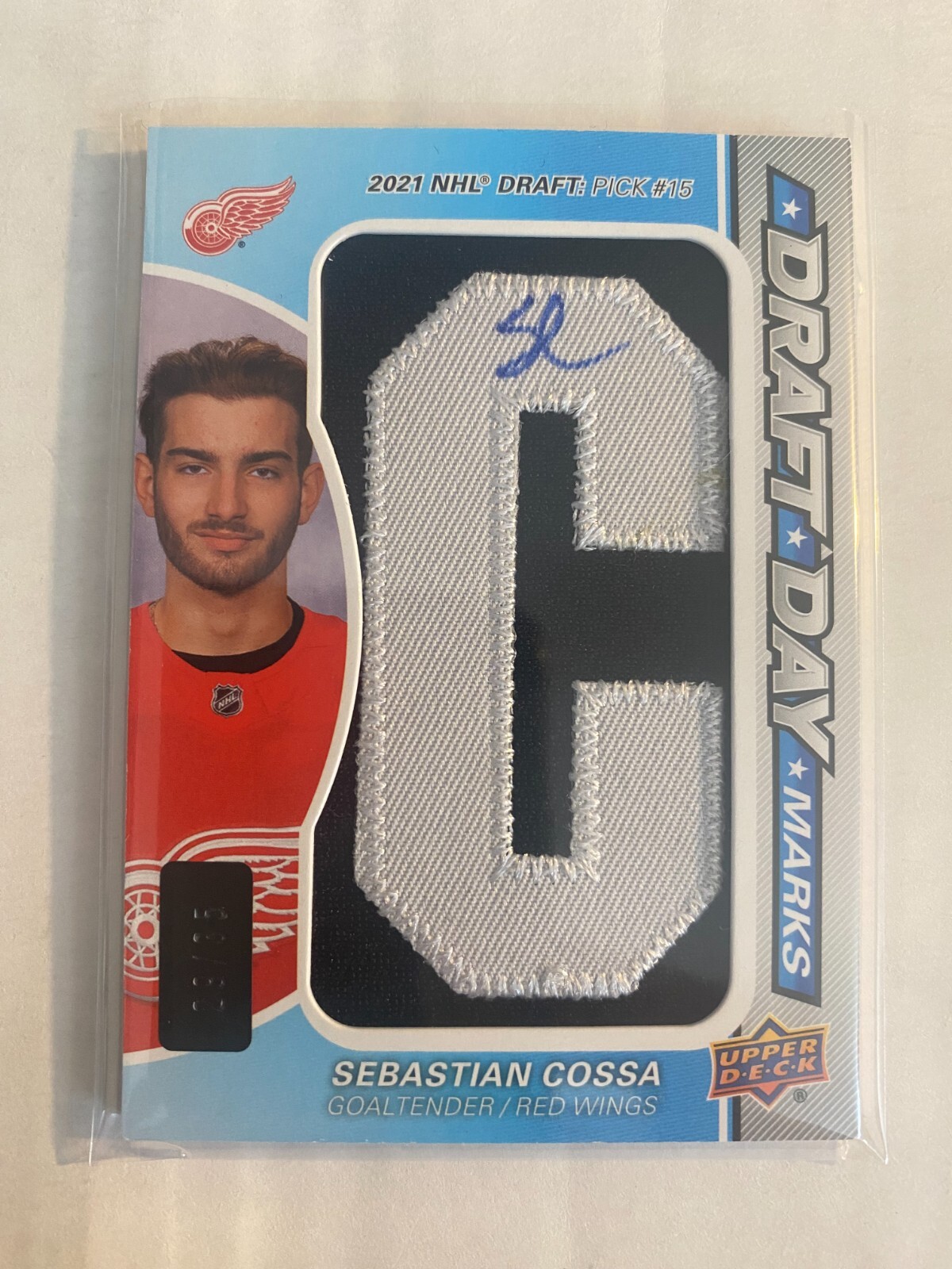 2024-25 Upper Deck SP Game Used Draft Day Marks Sebastian