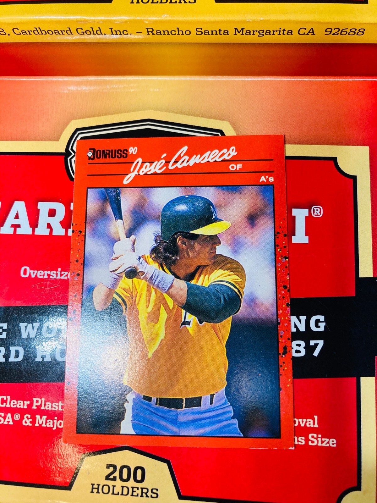 JOSE CANSECO 1990 Donruss Baseball Card #125 Oakland