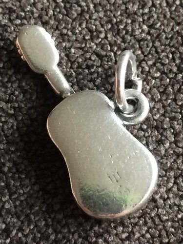 James Avery Sterling Silver 3D Acoustic Guitar Charm Pendant