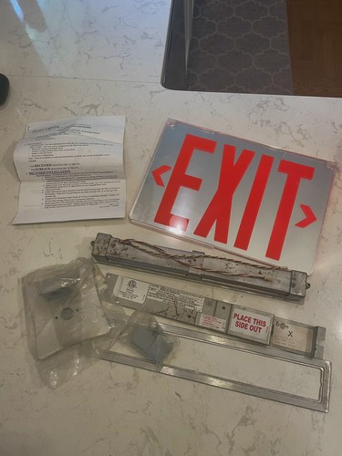 EXIT SIGN (Parts and Directions) VINTAGE | eBay
