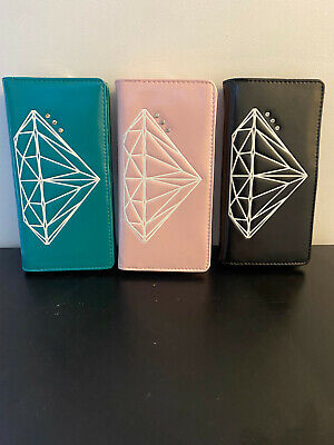 Wallet, Shag Wear Large (New) Wallet with Zipper Pocket ''Diamond''
