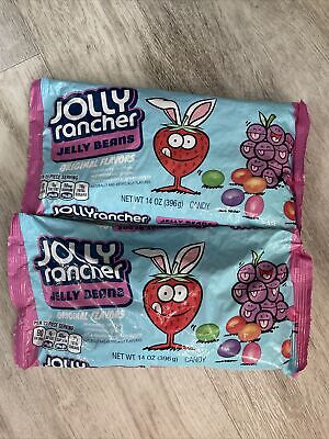 2 Bags, Jolly Rancher Jelly Beans Original Flavors, 14 oz each, Best By 12/2023