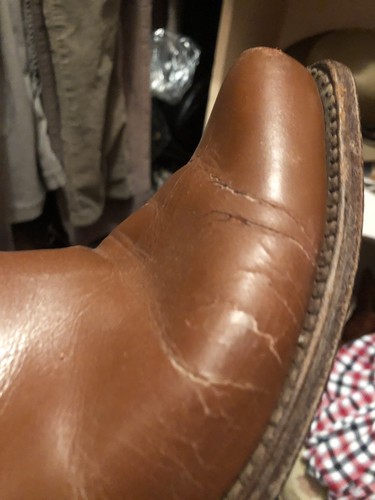 Awesome Leather Acme Vintage Inlay Peewee Cowboy Boots. 1940’s