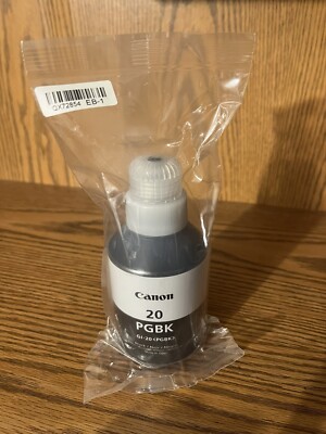 Canon GI-20 PGBK Black Ink Bottle (New, No Box)