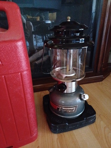 Coleman Powerhouse Dual Fuel Lantern 295 Unleaded w/ Red