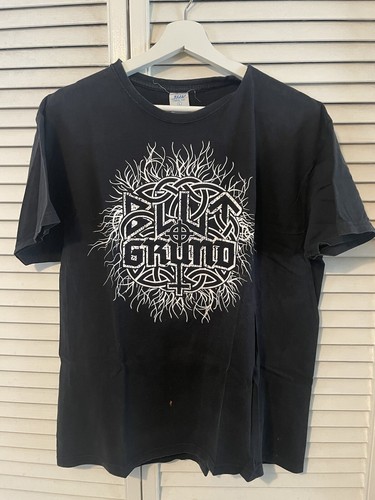 ★BADBLOOD ★WORKSHOP PRINT DISTRESSED T-SHIRT x BAUHAUS Exquisite Corpse Garment Dyed Welcome T-Shirt in