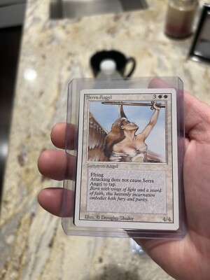 MTG Serra Angel Revised Edition Regular Uncommon