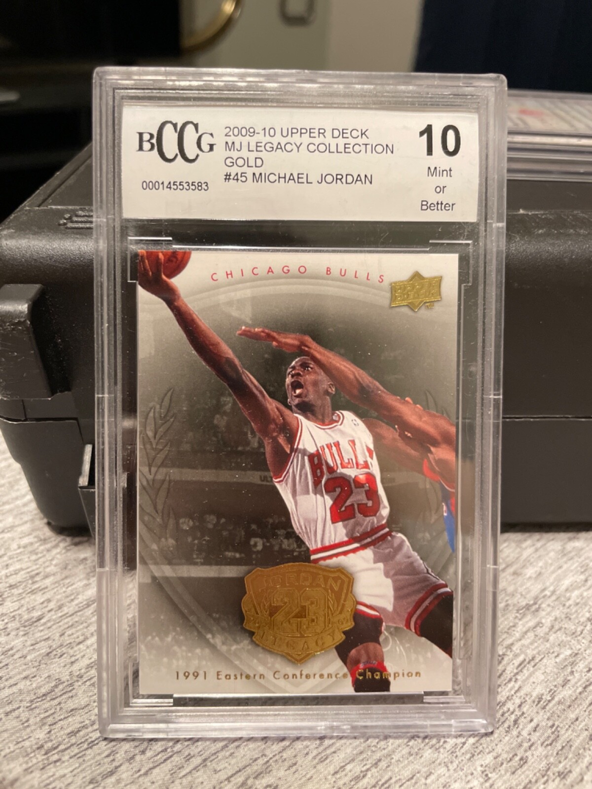 Michael Jordan GOLD MJ Legacy Collection Card #45 Graded
