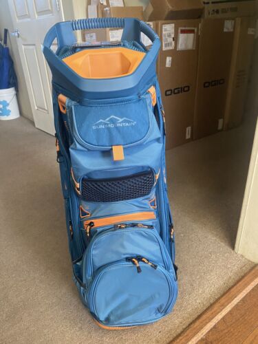 New 2024 Sun Mountain C-130 14 Way Cart Bag Harbor /Spruce New 2024 Sun Mountain C-130 14 Way Cart Bag Harbor /Spruce