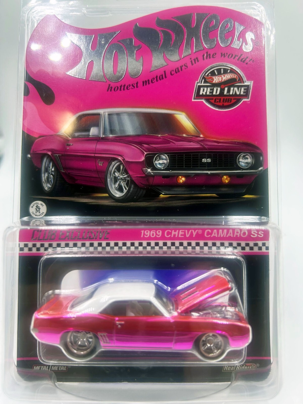 Hot Wheels 2024 LA Convention 1969 Chevy Camaro SS Pink