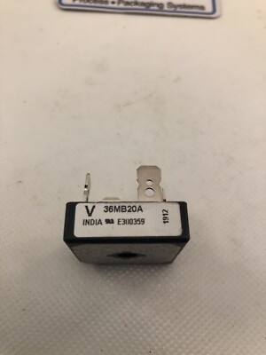 36MB20A Bridge Rectifier Single Phase 4pin 200 V 35A *NEW*