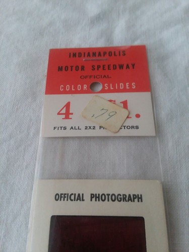 Vintage Lot Of 4 Color Slides Indianapolis Motor Speedway 1980 NIP