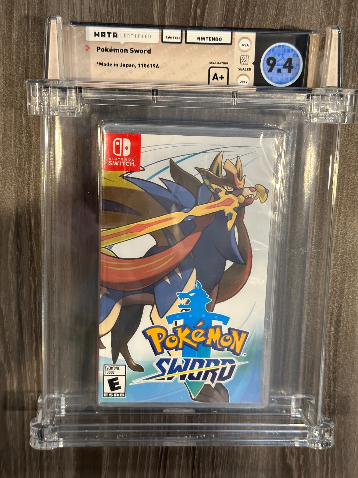 Pokemon Sword Nintendo Switch New and Sealed GRADED WATA 9.4