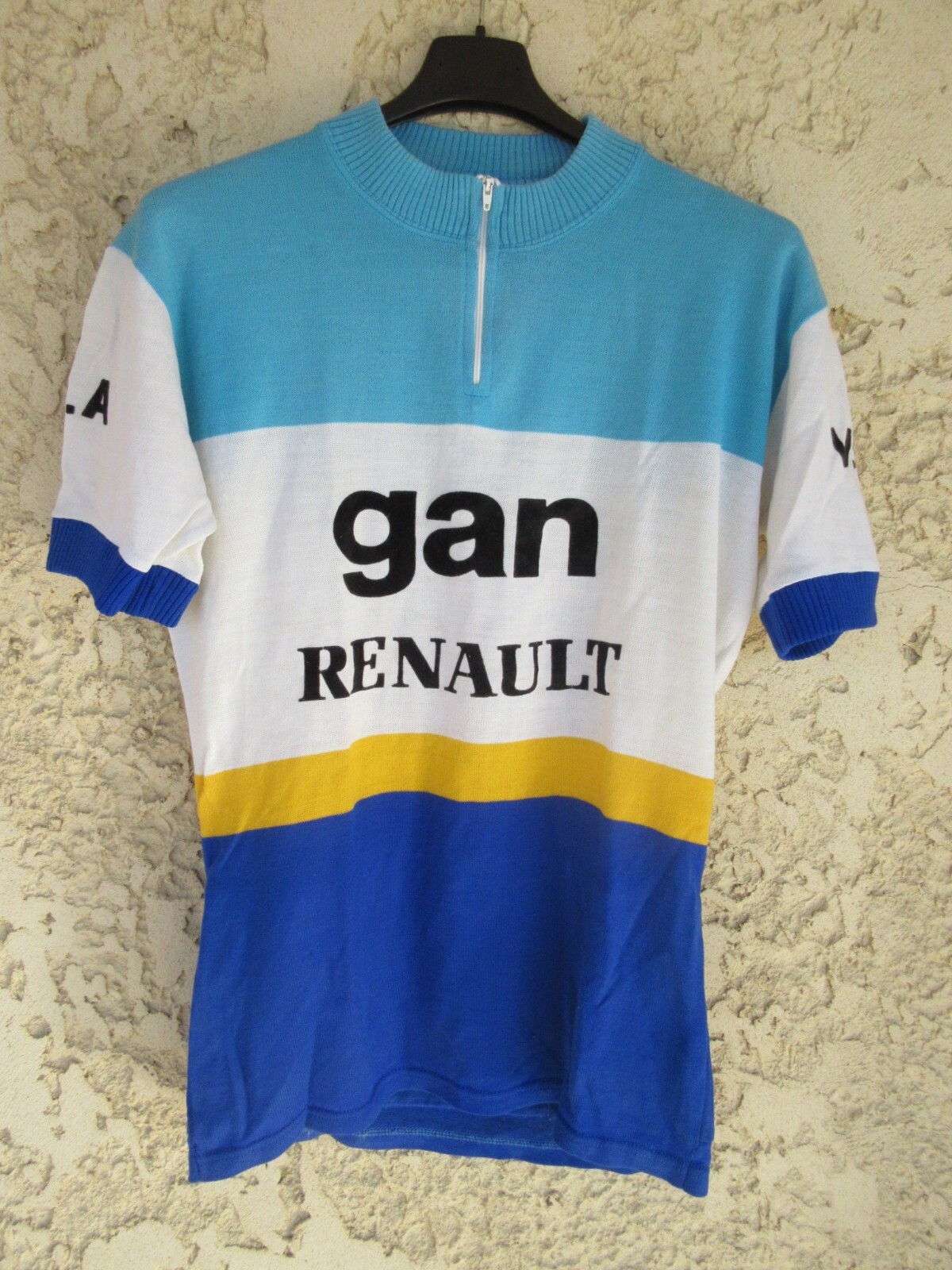 Maillot cycliste GAN RENAULT vintage années 70 shirt trikot jersey