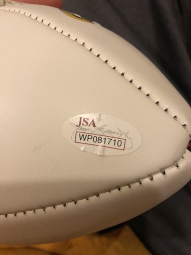 ANTONIO BROWN AUTO SIGNED STEELERS FULL SIZE LOGO FOOTBALL COA