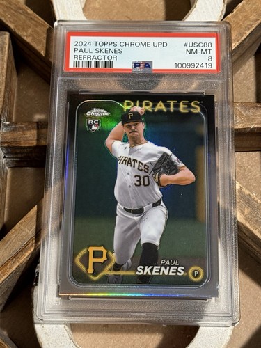 Topps - 199枚限定 Bowman Sterling Paul Skenes PSA 8 Topps - 199枚限定 Bowman Sterling Paul Skenes PSA 8 Paul