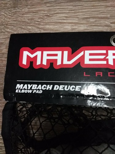 New Maverik Maybach Deuce Lacrosse Elbow Pads Medium Black