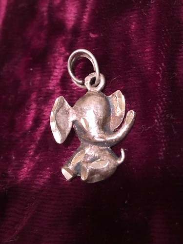 Vintage Nf Sterling Silver Elephant Charm