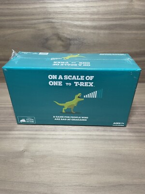 On a Scale of One to T-Rex: A Card Game for People Who Are Bad at Charades 