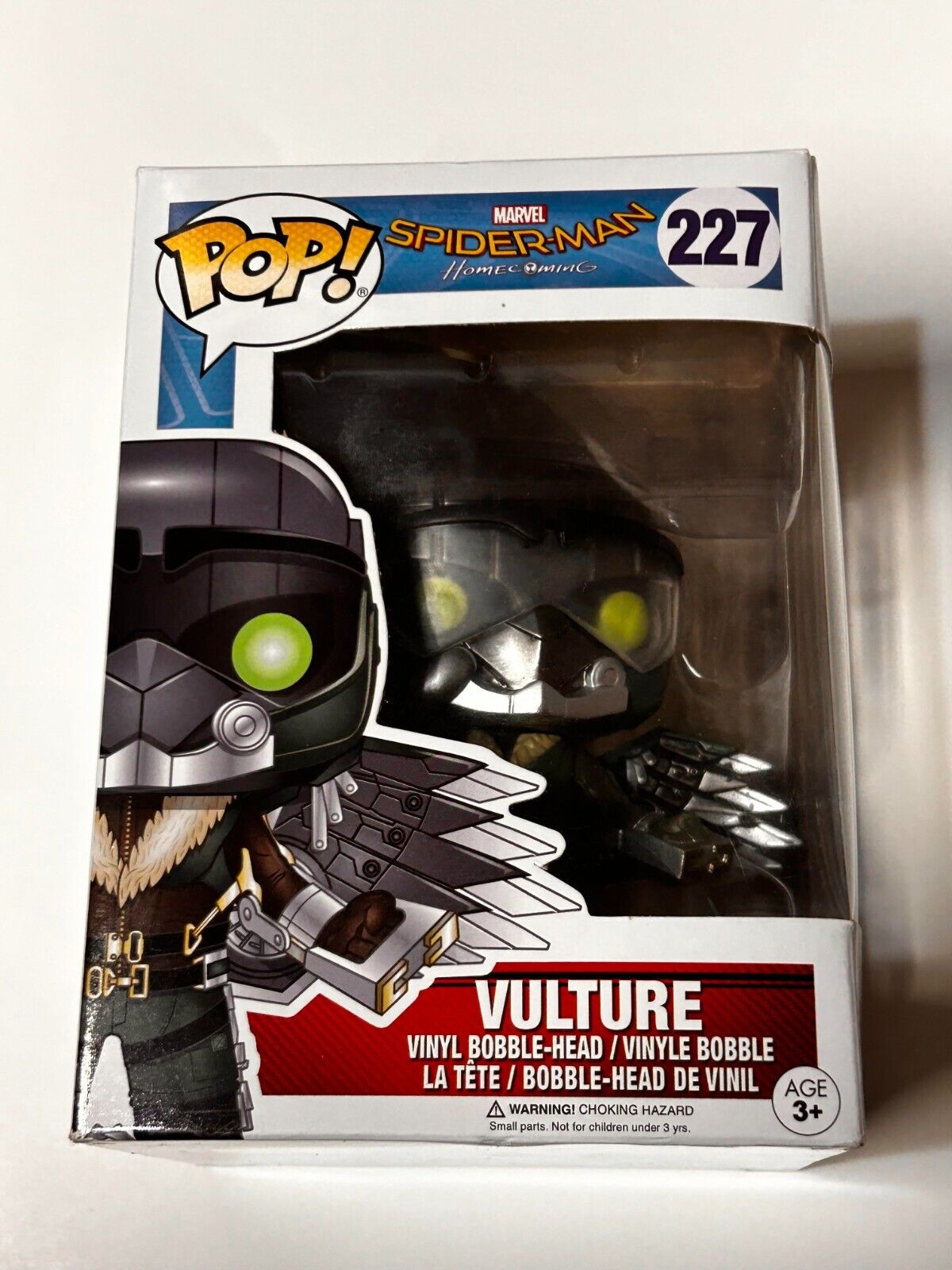 Funko POP! Marvel Spider-Man: Homecoming Vulture #227 w Funko POP! Marvel Spider-Man: Homecoming Vulture #227 w