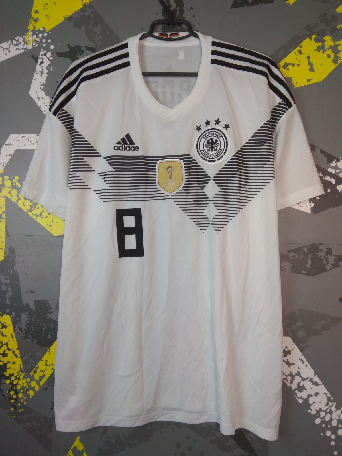 adidas 2018ドイツ代表 KROOS ユニフォーム GERMANY ADIDAS 2018 WORLD CUP FOOTBALL HOME JERSEY #8 KROOS