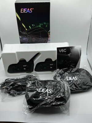 EJEAS V6C Professional Football Referee Bluetooth Intercom with Armband (2-PACK)