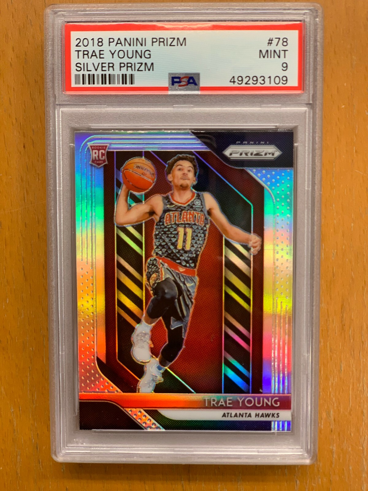 その他 2018 Panini Prizm Trae Young rc Silver 2018-19 Panini Prizm Silver Prizm Trae Young #78 PSA 10 Gem