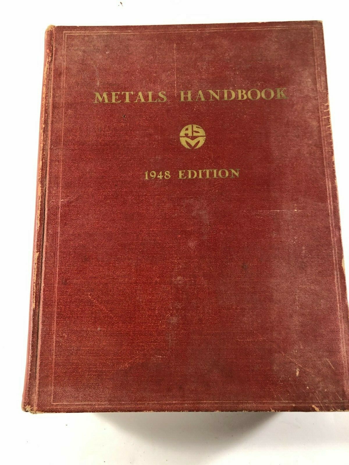 Metals Handbook 1948 Antique Reference Book Taylor Lyman American Society Metals Used for sale