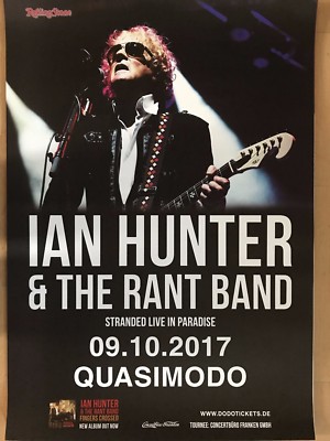 IAN HUNTER  2017 BERLIN ++ orig.Concert Poster - Konzert Plakat - DIN A1