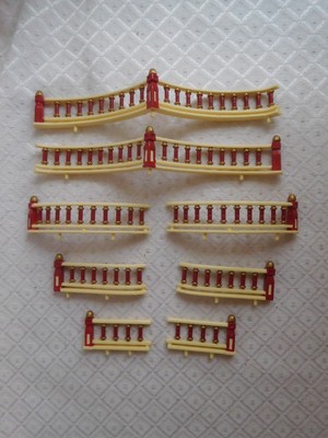 Mr Christmas 1999 Holiday Around the Carousel Replacement Part Fence Rails