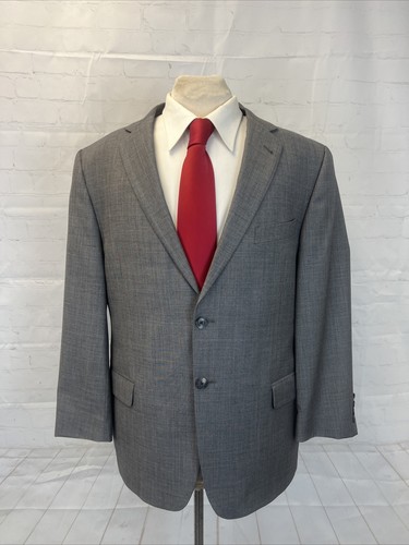 JOSEPH ABBOUD ダークグレー ジャケット joseph abboud striped dark gray suit jacket size 40R wool