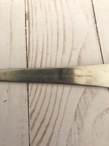 Set Of 2 The Frugal Gourmet Large Serving Spoons