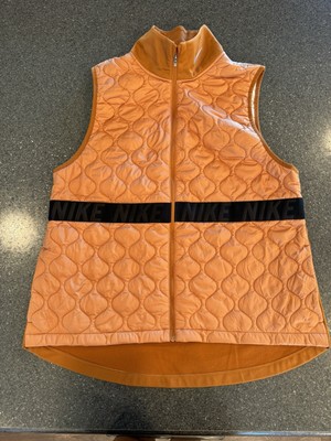 Nike Aero layer Women's Camel Quilted Running Vest Size XL