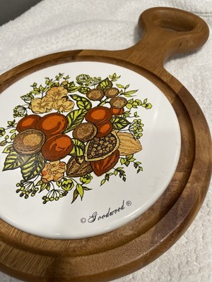 Vintage MidCentury GoodWood Cheese Charcuterie Board Cutting Tile