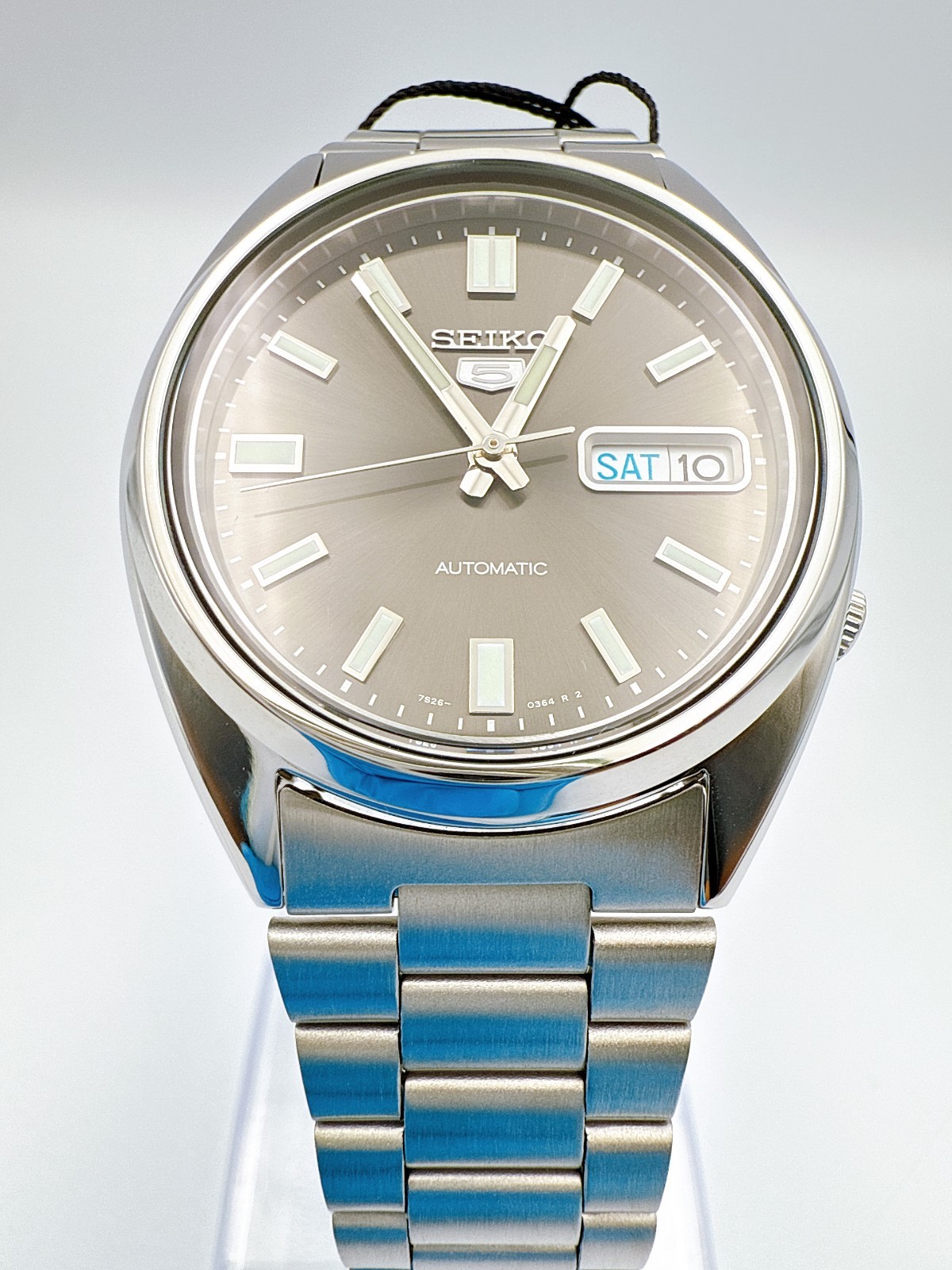 SEIKO 5 Automatic Watch 7S26-0480 Black Dial Day⁄Date Luminous